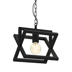 Sklep Kaja Lampa wisząca z czarną ramką, styl industrialny MLP8562 z serii ARNOLD | Kaja Oś Sale