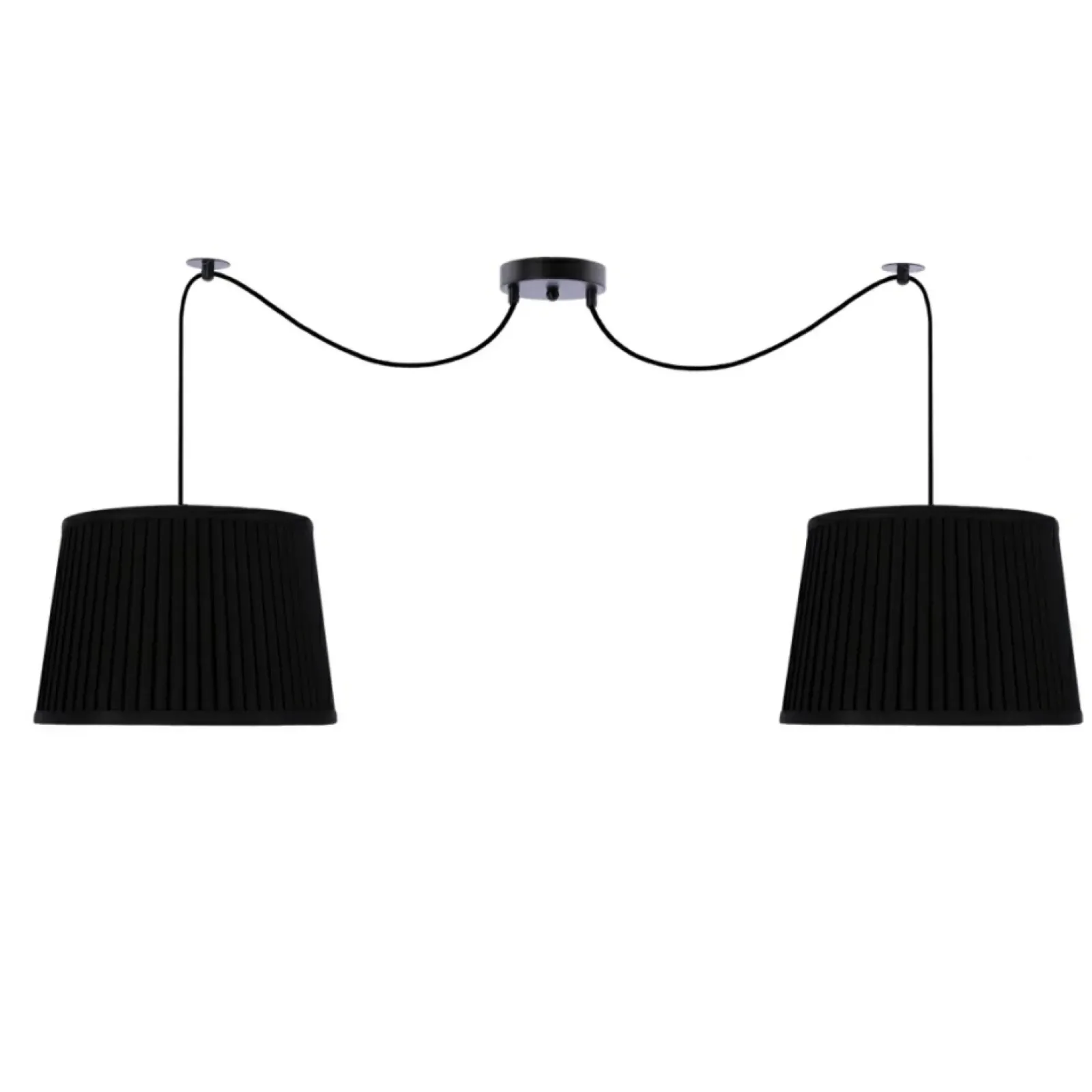 Sklep Kaja Lampa wisząca z czarno-złotymi abażurami 32-10254 z serii GILLO | Kaja czarny Clearance