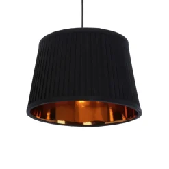 Sklep Kaja Lampa wisząca z czarno-złotymi abażurami 32-10254 z serii GILLO | Kaja czarny Clearance