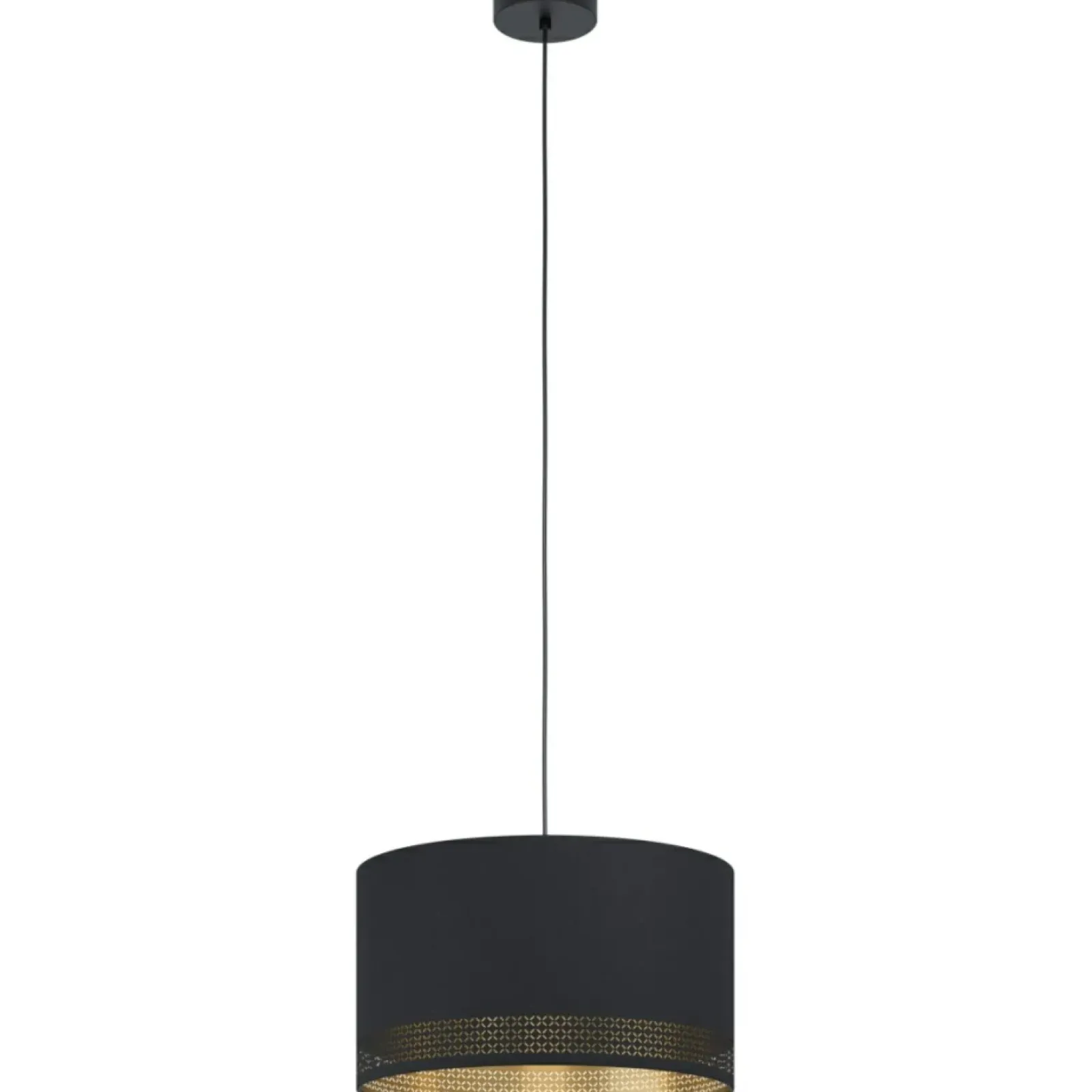 Sklep Kaja Lampa wisząca z czarno-złotym abażurem 99273 ESTEPERRA | Kaja Fashion