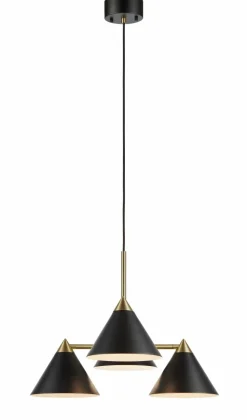 Sklep Kaja Lampa wisząca z czarnymi kloszami mały gwint 108076 | Kaja Oświetlenie Discount