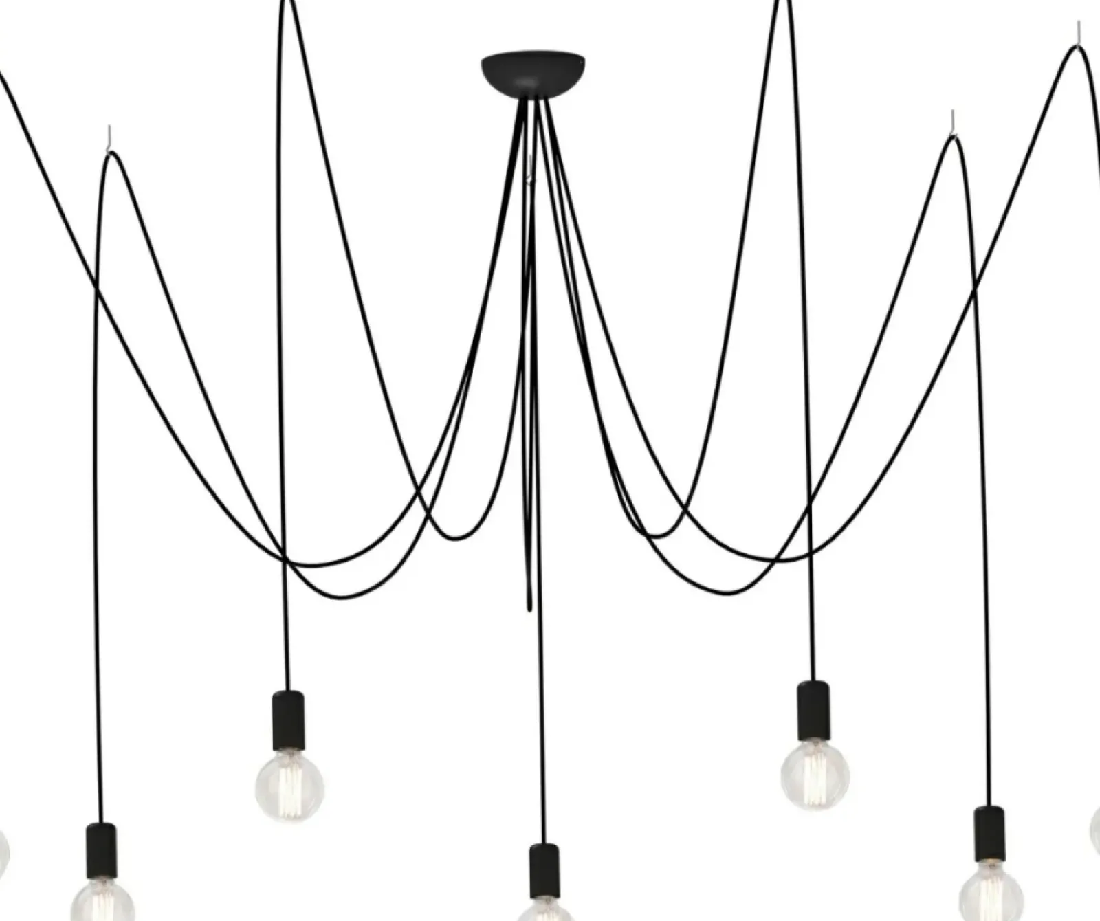Sklep Kaja Lampa wisząca z mi przewodami, pająk 6785 SPIDER | Kaja czarny Clearance