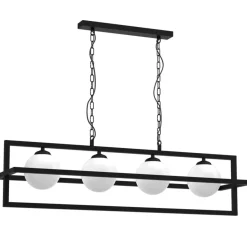 Sklep Kaja Lampa wisząca z czterema kloszami w ramce MLP8570 z serii DIEGO | Kaja Oświetlen Shop