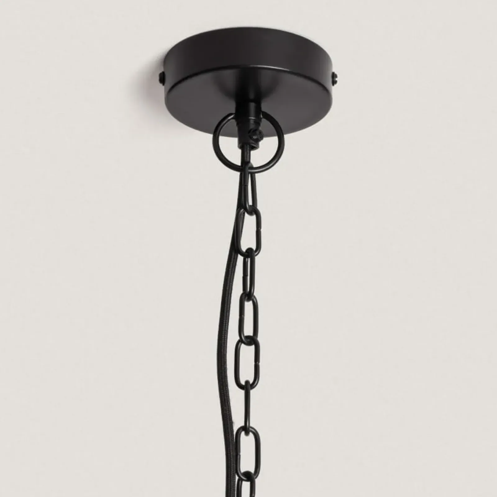 Sklep Kaja Lampa wisząca z drewnianym abażurem ABR-NLW35-BH-E27 BOHO | Kaja brązowy Best Sale