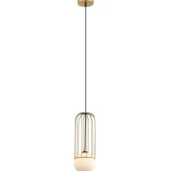 Sklep Kaja Lampa wisząca z drucianym zdobieniem MDM-3938/1 GD SIMON | Kaja Flash Sale