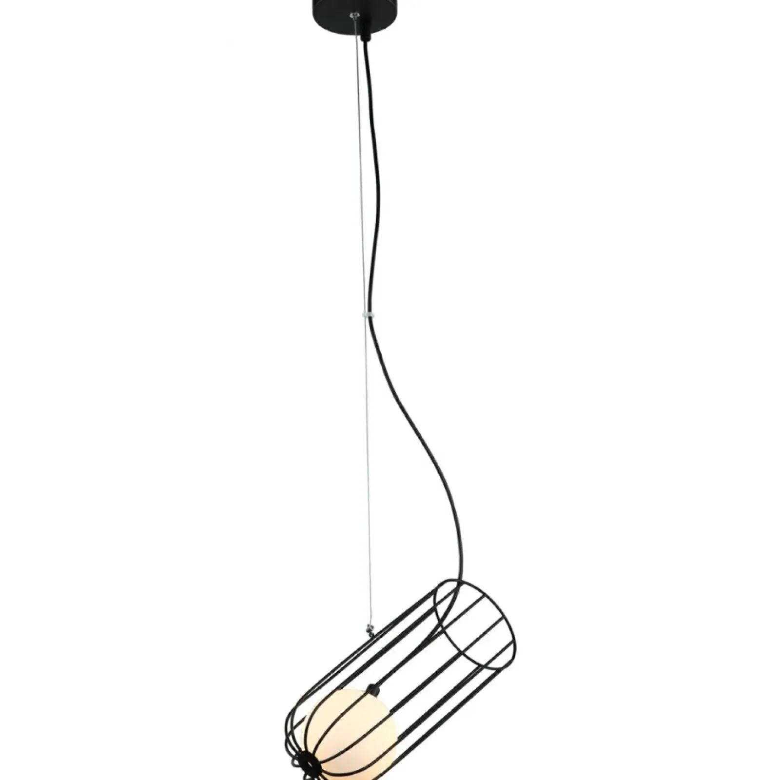 Sklep Kaja Lampa wisząca z drucianym koszykiem MDM-3941/1 BK COCO | Kaja Discount