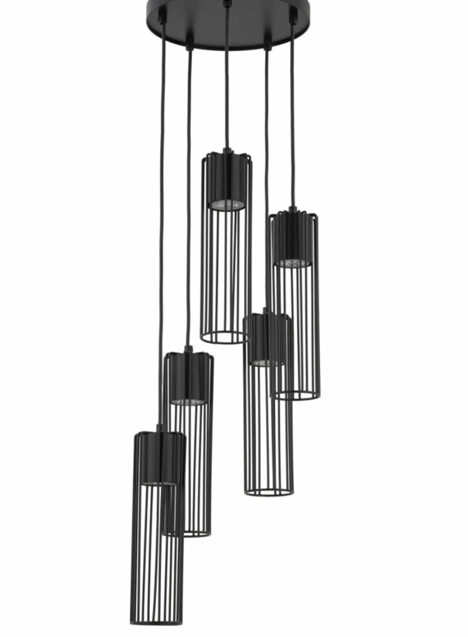 Sklep Kaja Lampa wisząca z drucianymi kloszami, do jadalni SIG 33459 FOBIA CZ czarny Cheap