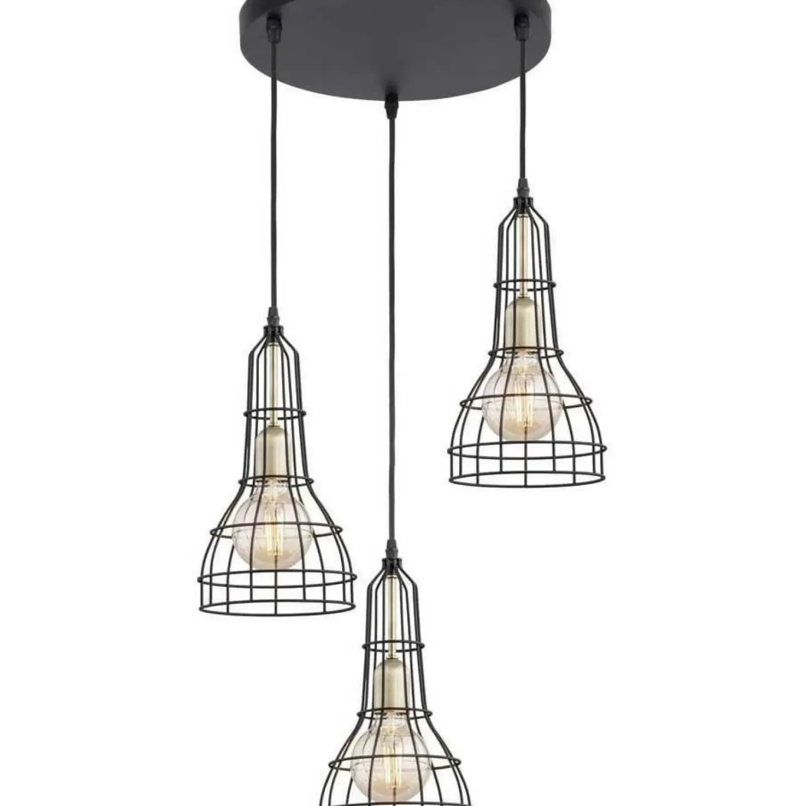 Sklep Kaja Lampa wisząca z drucianymi kloszami TK 2230 LONG | Kaja Oświetlenie Best