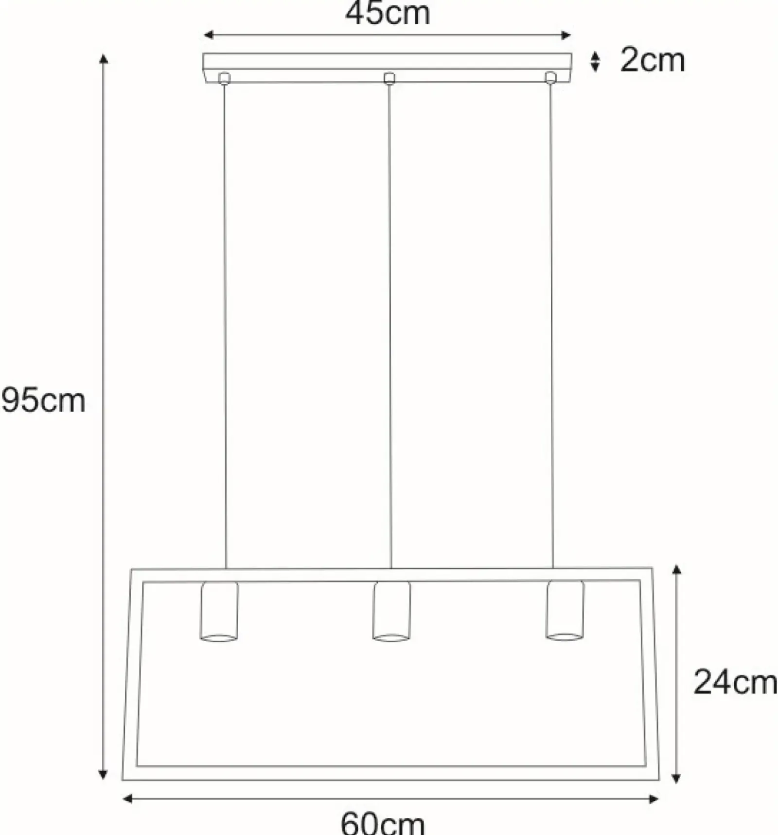 Sklep Kaja Lampa wisząca z dużą, metalową ramką K-4035 LAVAYA | Kaja Oświetlenie czarny Store
