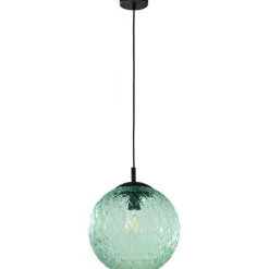 Sklep Kaja Lampa wisząca z dużym, zielonym kloszem ø30 E27 TK 6346 z serii CADIX Store