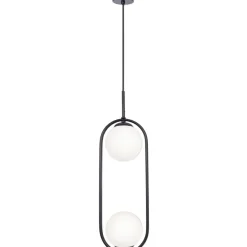 Sklep Kaja Lampa wisząca z dwoma kloszami, do salonu K-5101 z serii PARVA | Kaja Flash Sale