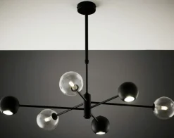Sklep Kaja Lampa wisząca z dwoma rodzajami kloszy JUP 1995 MO6 CZ TR MOKA | Kaja New