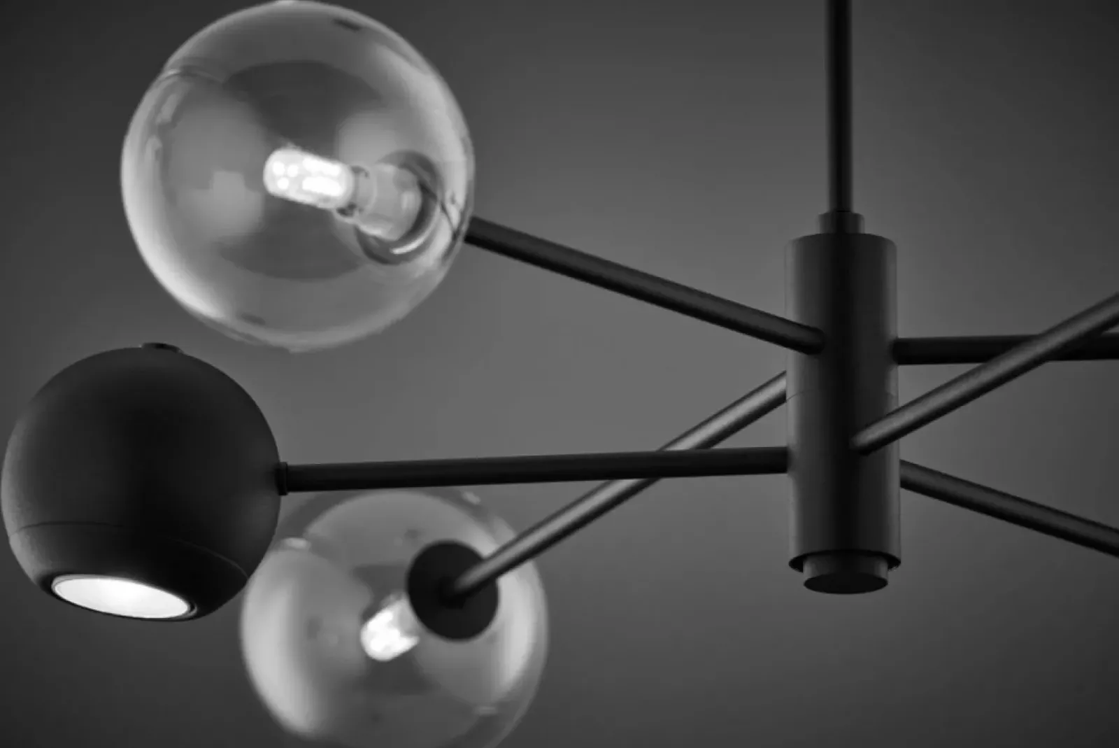 Sklep Kaja Lampa wisząca z dwoma rodzajami kloszy JUP 1995 MO6 CZ TR MOKA | Kaja New