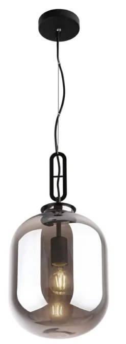Sklep Kaja Lampa wisząca z dymionym kloszem Ø24cm MX P0296 HONEY | Kaja Best