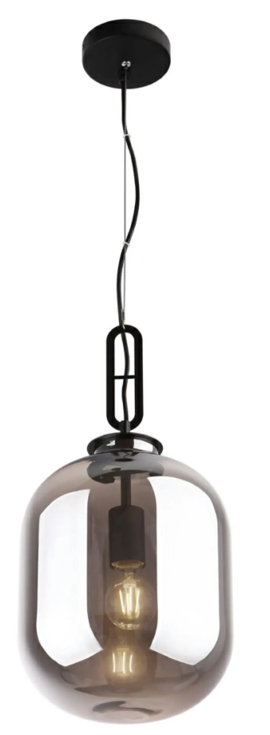 Sklep Kaja Lampa wisząca z dymionym kloszem Ø24cm MX P0296 HONEY | Kaja Best