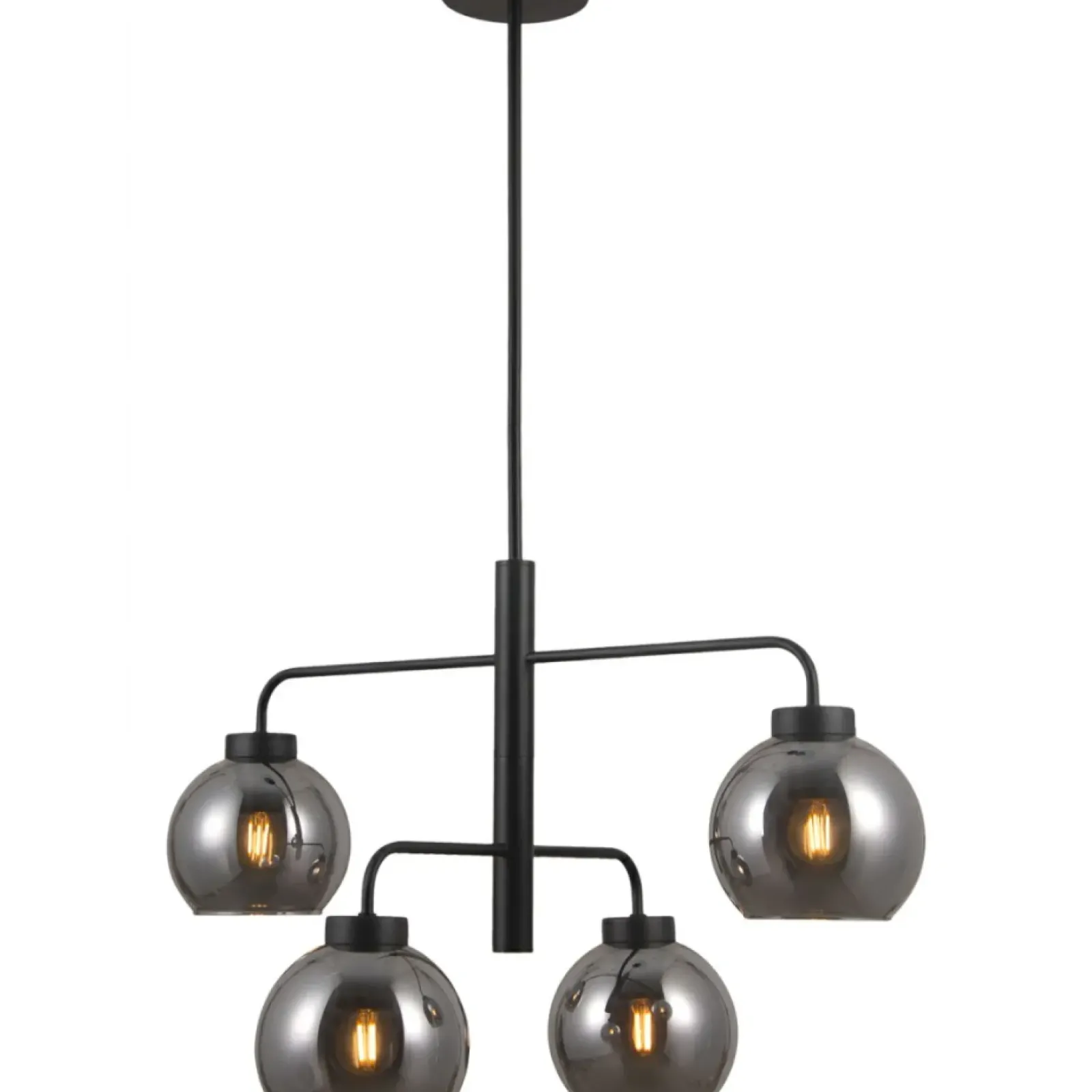 Sklep Kaja Lampa wisząca z dymionymi kloszami PND-28028-4D POGGI | Kaja New