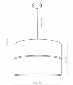 Sklep Kaja Lampa wisząca z eleganckim abażurem TK 4346 HILTON | Kaja Oświetlenie Cheap