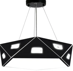 Sklep Kaja Lampa wisząca z geometrycznym kloszem 31-59130 NEMEZIS | Kaja czarny Clearance