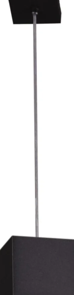 Sklep Kaja Lampa wisząca z geometrycznym kloszem K-4250 KUBIK BLACK | Kaja czarny Best