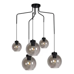 Sklep Kaja Lampa wisząca z grafitowymi kloszami K-4875 HORIK | Kaja Oświetlenie Outlet