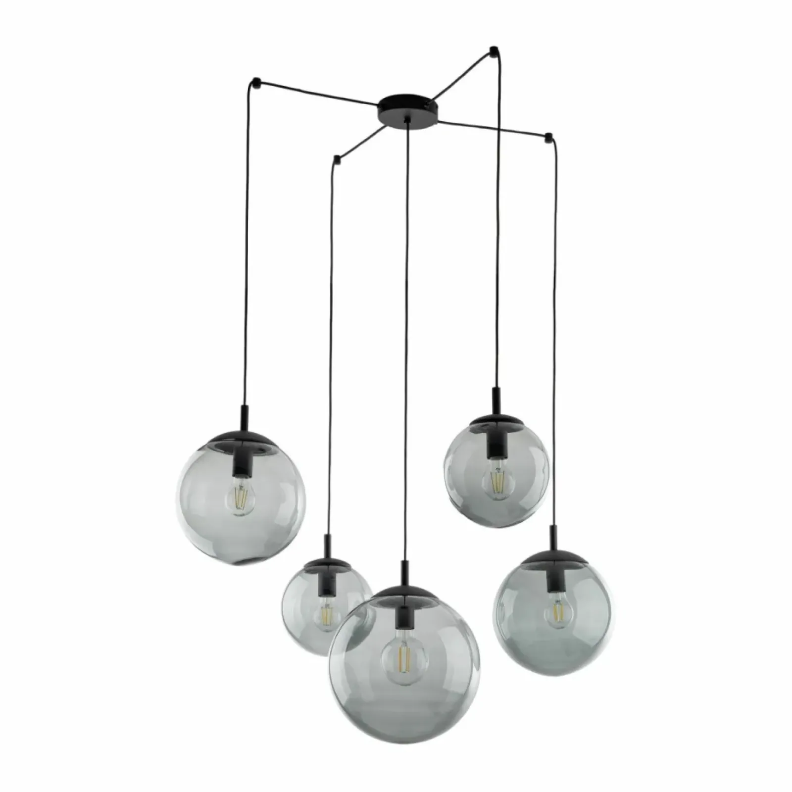 Sklep Kaja Lampa wisząca z grafitowymi kloszami TK 5382 ESME GRAPHITE | Kaja Clearance