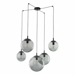 Sklep Kaja Lampa wisząca z grafitowymi kloszami TK 5382 ESME GRAPHITE | Kaja Clearance