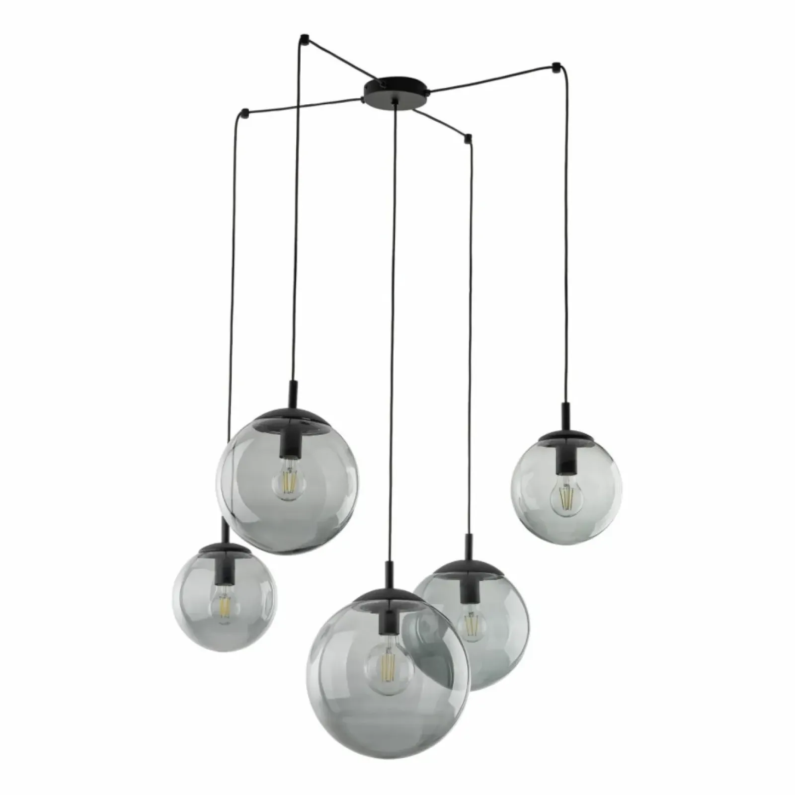 Sklep Kaja Lampa wisząca z grafitowymi kloszami TK 5382 ESME GRAPHITE | Kaja Clearance