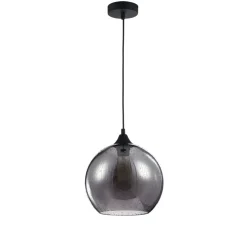 Sklep Kaja Lampa wisząca z imitacją deszczu T314-11-B BERGEN | Kaja Oświetlenie czarny New