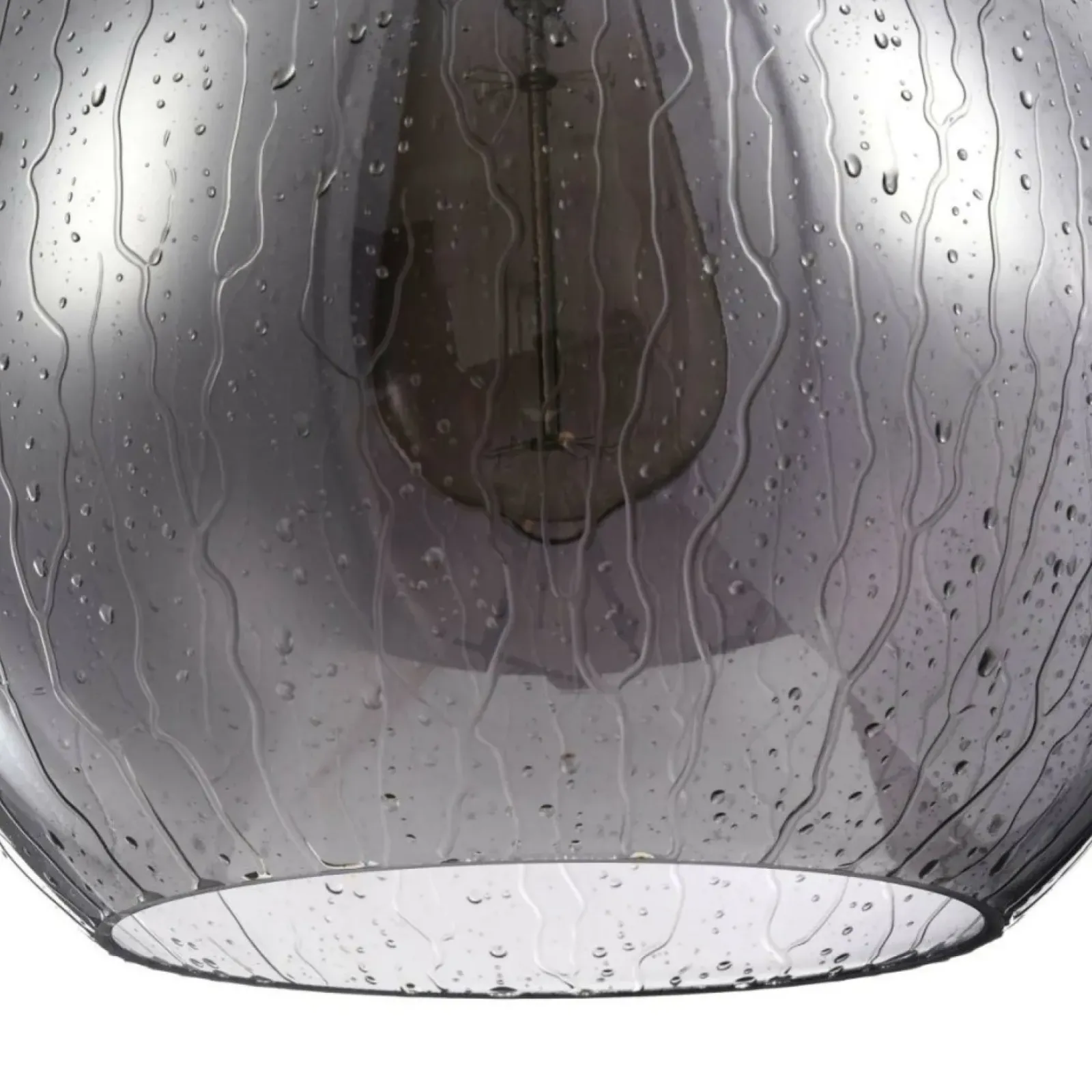 Sklep Kaja Lampa wisząca z imitacją deszczu T314-11-B BERGEN | Kaja Oświetlenie czarny New