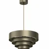 Sklep Kaja Lampa wisząca z kaskadą złotych okręgów LX 3391 RINGS | Kaja Store