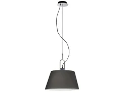 Sklep Kaja Lampa wisząca z klasycznym, m abażurem AZ2294 ALICANTE | Kaja szary Fashion