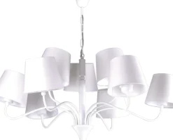 Sklep Kaja Lampa wisząca z klasycznymi abażurami K-4021 SIENA WHITE | Kaja biały Cheap