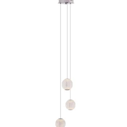 Sklep Kaja Lampa wisząca z kloszami imitującymi kryształ MX P0479 NOBILE | Kaja Shop