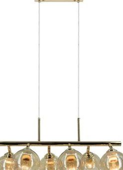 Sklep Kaja Lampa wisząca z kloszami na przegubach 2208/6 TR PIRAN | Kaja złoty Store