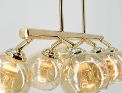 Sklep Kaja Lampa wisząca z kloszami na przegubach 2208/6 TR PIRAN | Kaja złoty Store