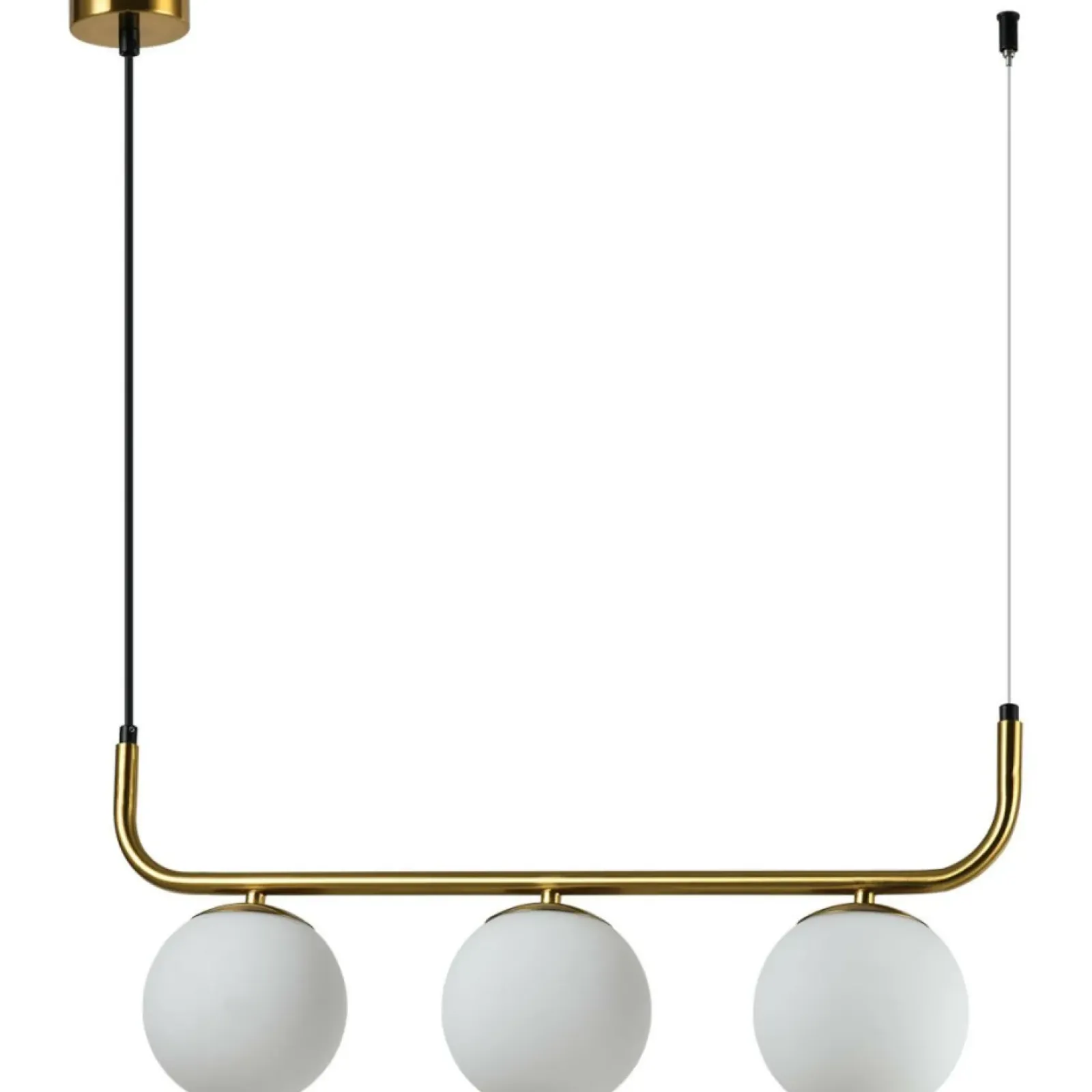Sklep Kaja Lampa wisząca z kloszami, nad wyspę LP-005/3L GD ALISA | Kaja Shop