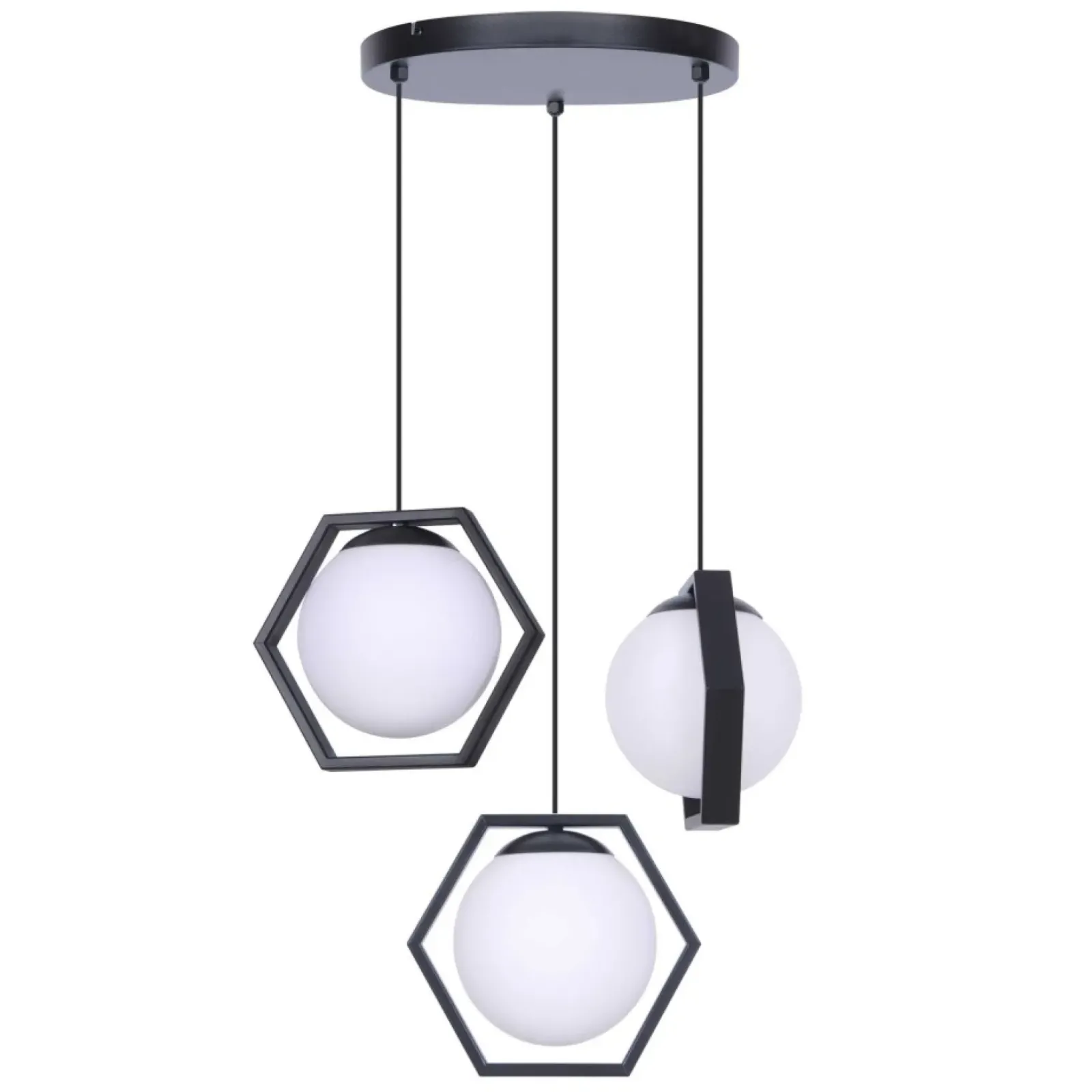 Sklep Kaja Lampa wisząca z kloszami z regulacją wysokości K-4787 | Kaja Sale