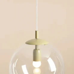 Sklep Kaja Lampa wisząca z kolorowymi, zielonymi dodatkami 562G12 z serii GLOBE Zadzwońporabattel.783200183(8-16)/mailsklep@kaja.com.pl Cheap