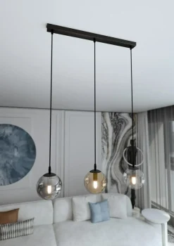 Sklep Kaja Lampa wisząca z kolorowymi kloszami 714/3 | Kaja Oświetlenie Discount