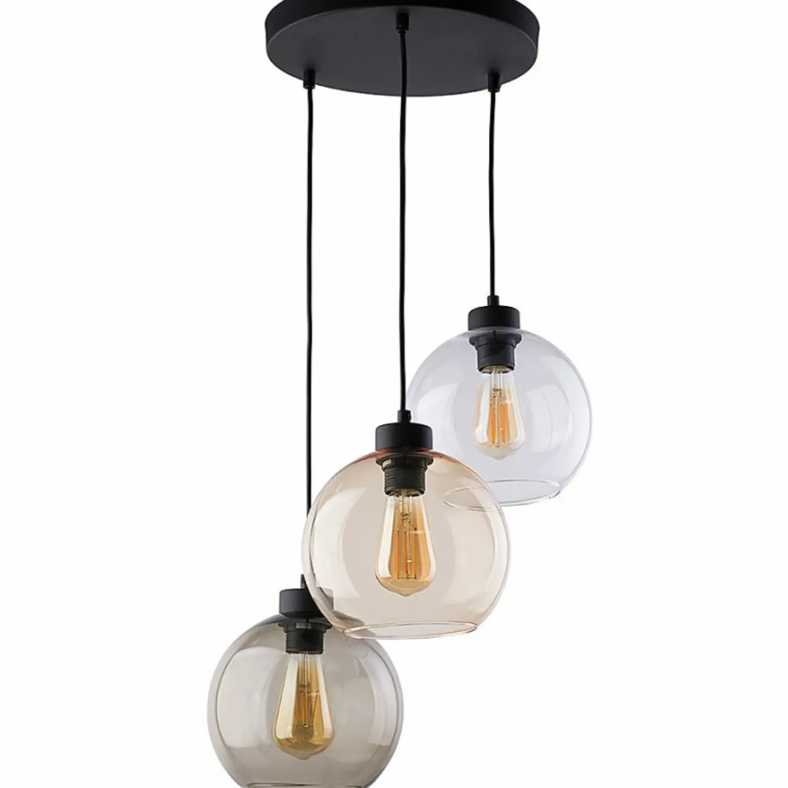 Sklep Kaja Lampa wisząca z kolorowymi kloszami, do sypialni TK 2831 z serii CUBUS New