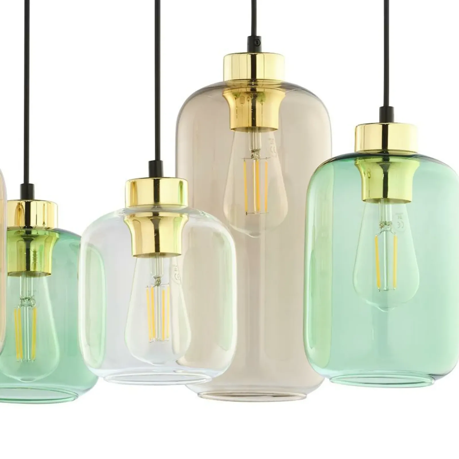Sklep Kaja Lampa wisząca z kolorowymi kloszami TK 3328 MARCO | Kaja Oświetlenie Cheap