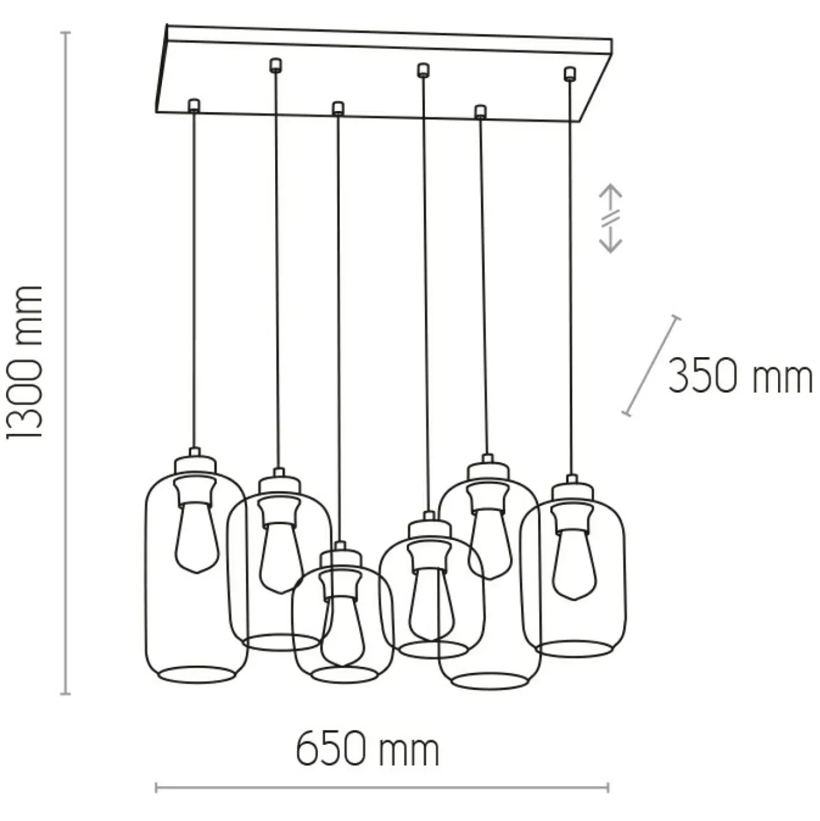 Sklep Kaja Lampa wisząca z kolorowymi kloszami TK 3328 MARCO | Kaja Oświetlenie Cheap