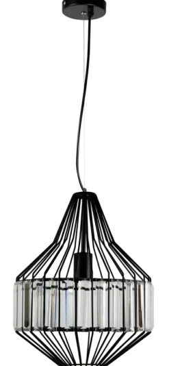 Sklep Kaja Lampa wisząca z koszykiem z kryształkami 31-55163 ALVARO | Kaja* Randole Tradycyjne