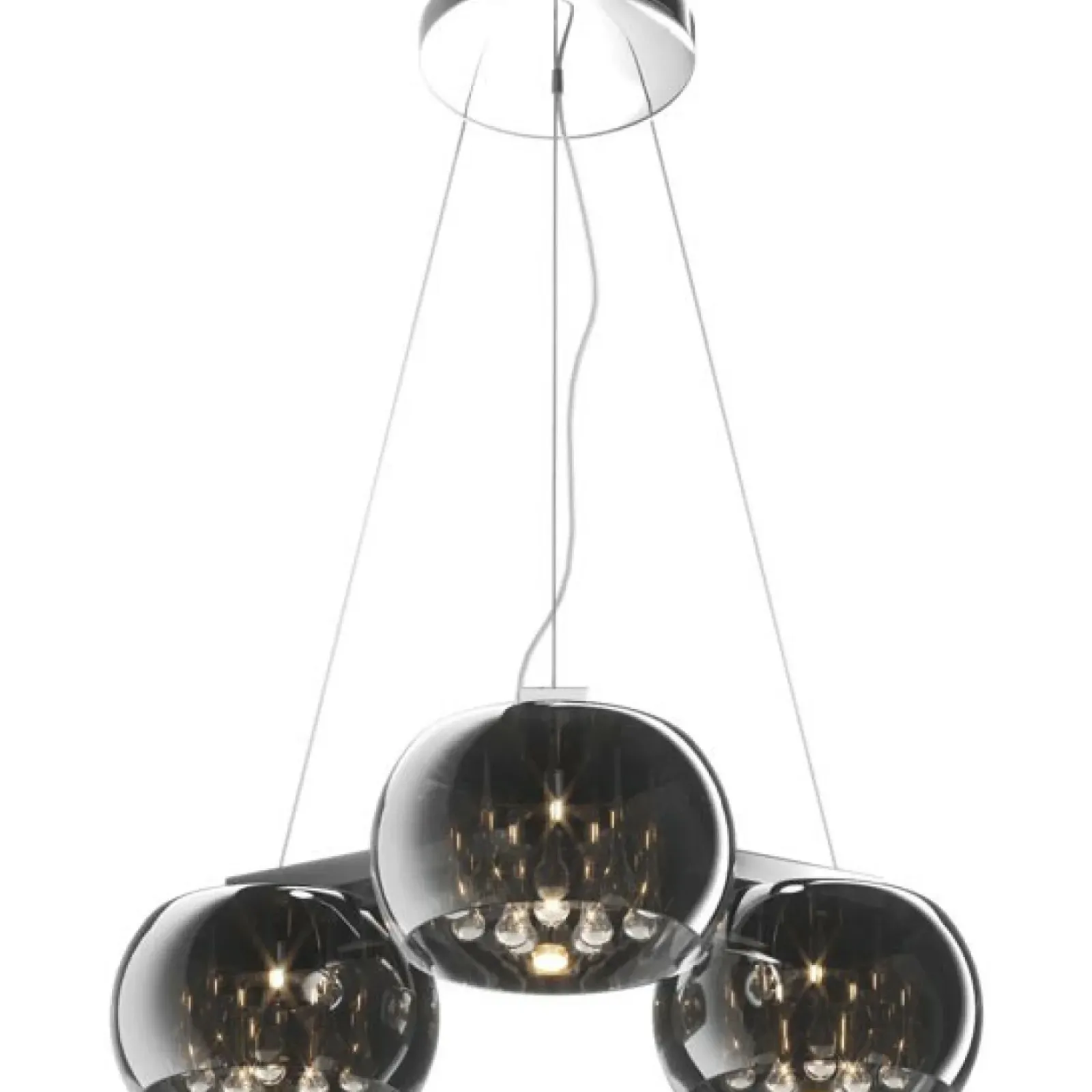 Sklep Kaja Lampa wisząca z kryształkami P0076-03R-F4FZ CRYSTAL | Kaja Cheap