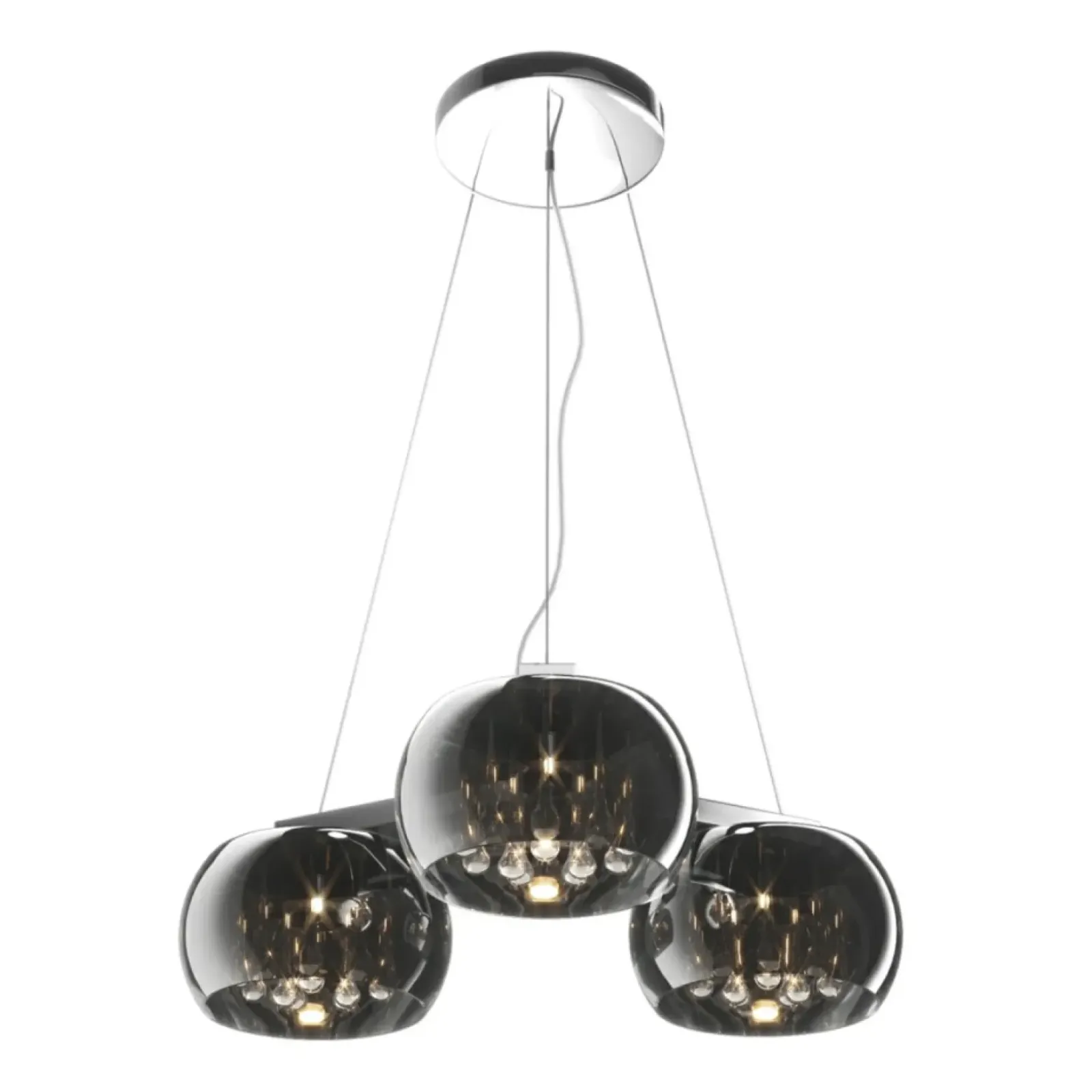 Sklep Kaja Lampa wisząca z kryształkami P0076-03R-F4FZ CRYSTAL | Kaja Cheap