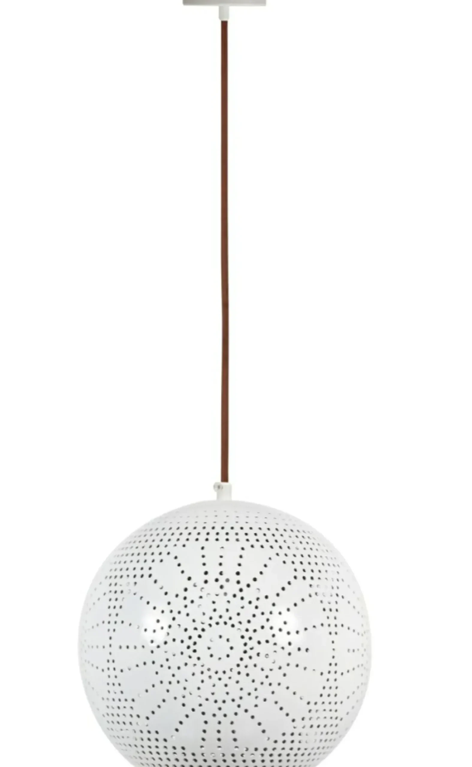Sklep Kaja Lampa wisząca z kulisty kloszem 31-70586 BENE | Kaja Oświetlenie biały Best Sale