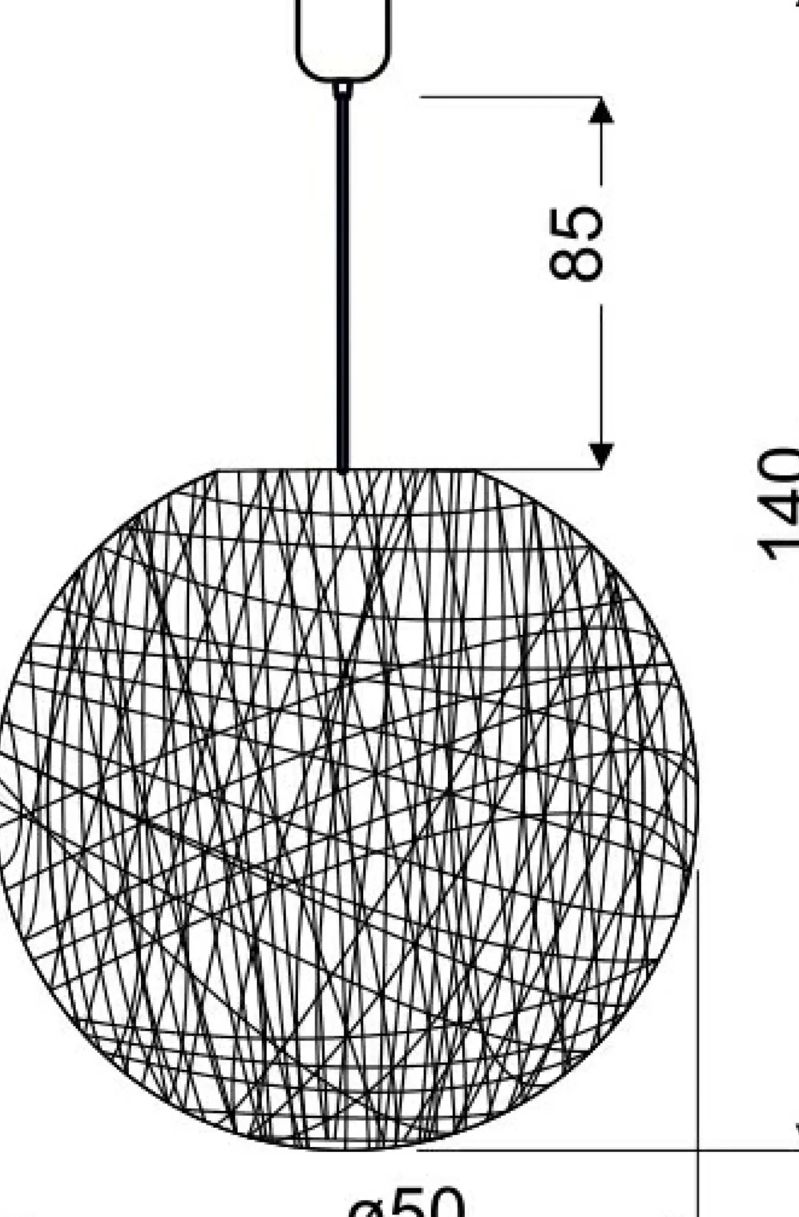 Sklep Kaja Lampa wisząca z kulistym abażurem 31-26906 CARUBA | Kaja Oświetlenie* Randole Tradycyjne