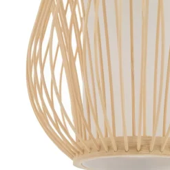 Sklep Kaja Lampa wisząca z małym, beżowym abażurem 11160 PUKET | Kaja Oświetlenie Fashion