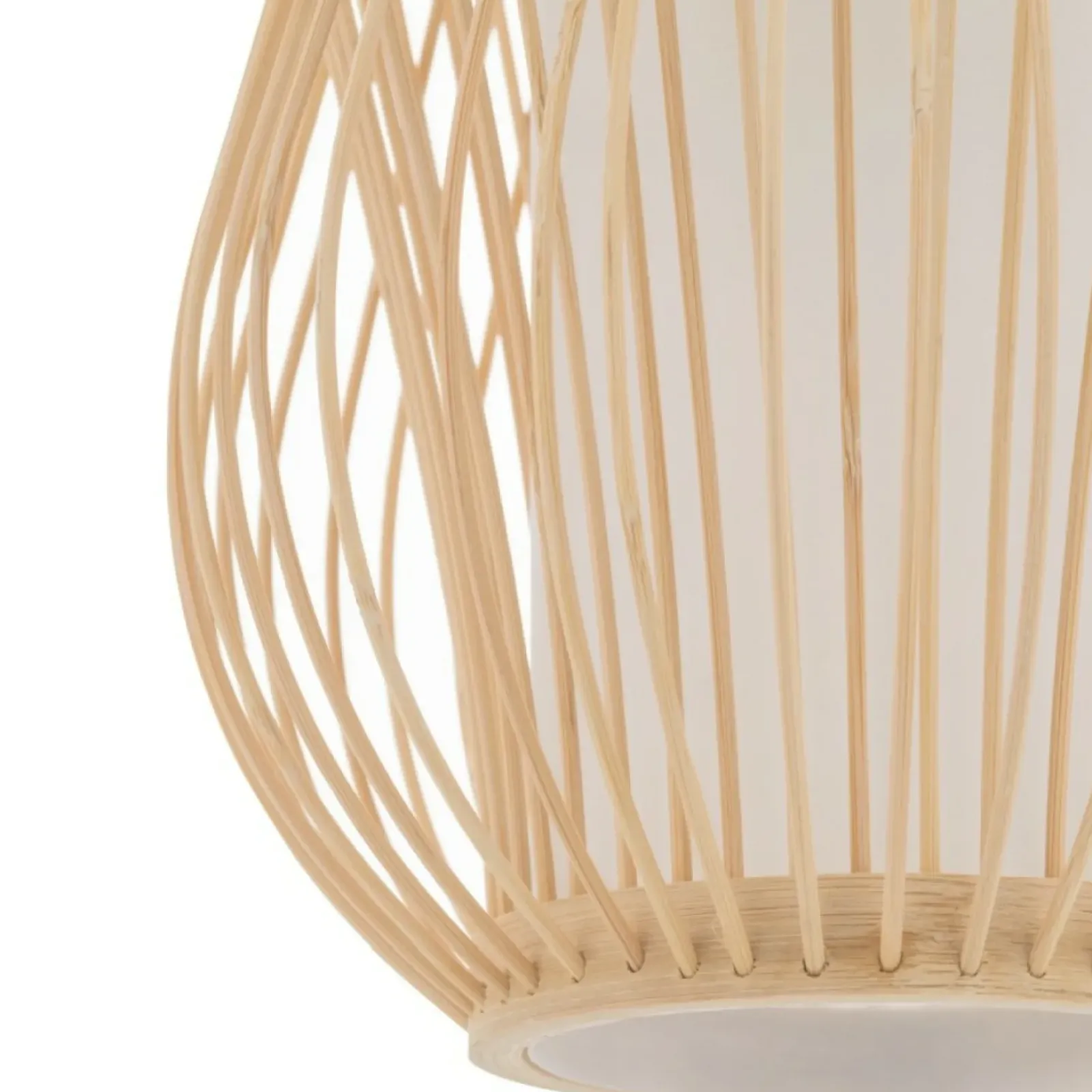 Sklep Kaja Lampa wisząca z małym, beżowym abażurem 11160 PUKET | Kaja Oświetlenie Fashion