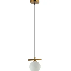 Sklep Kaja Lampa wisząca z małym, okrągłym kloszem PND-463321S-BRO+W MERSETA Hot